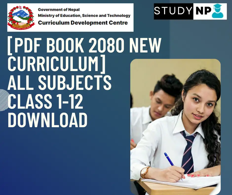 CDC Textbook PDF Class 1-12 Download 2080 [New Curriculum]