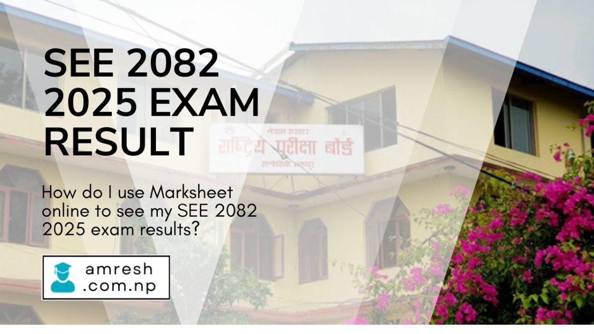 see result 2081 with marksheet