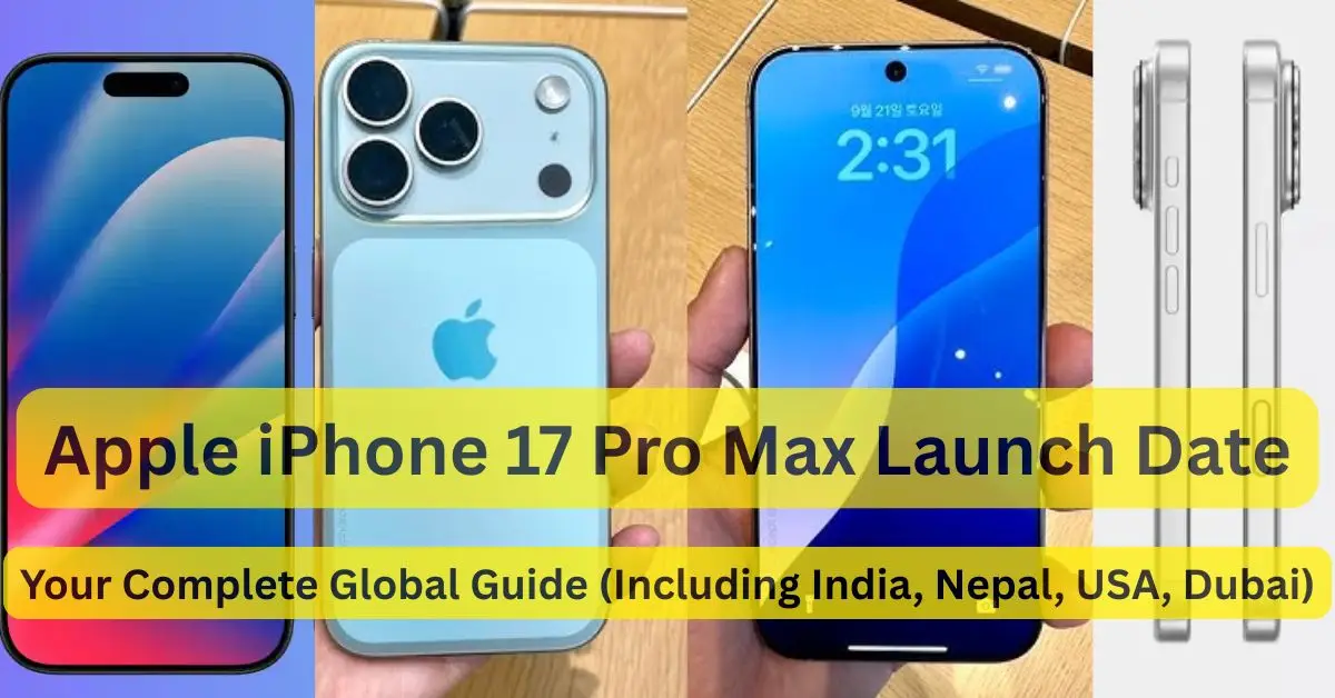 apple iphone 17 pro max launch date