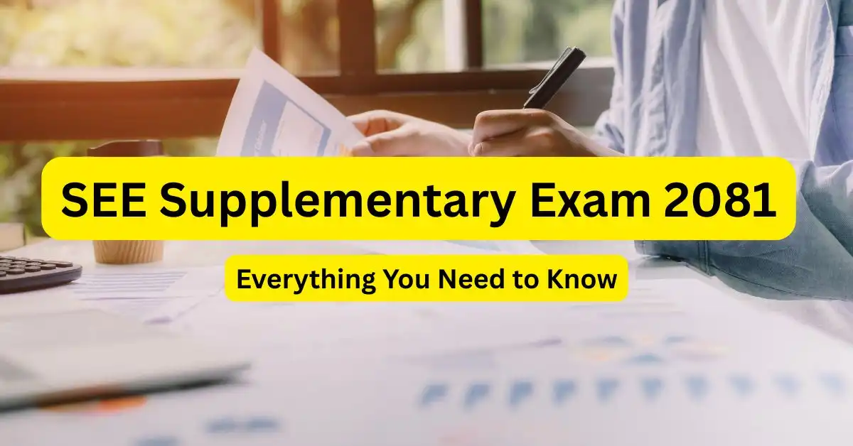 SEE Supplementary Exam 2081
