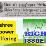 Shiva Shree Hydropower rights offering