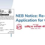 NEB Notice: Re-totaling Application